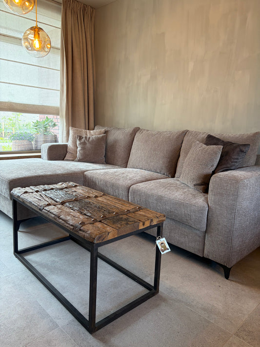 Oude houten landelijke Salontafel 100x50x50 cm